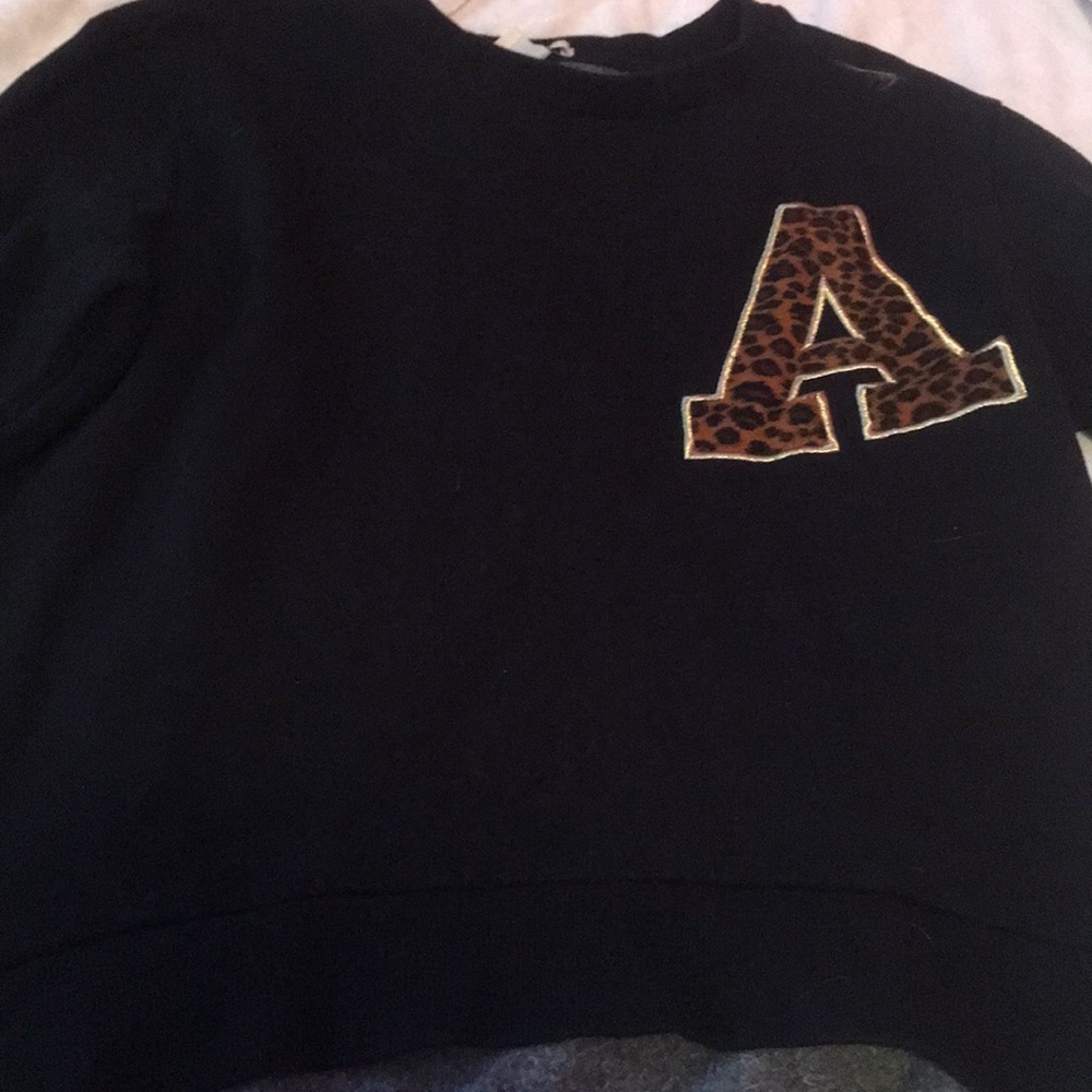 black crew neck